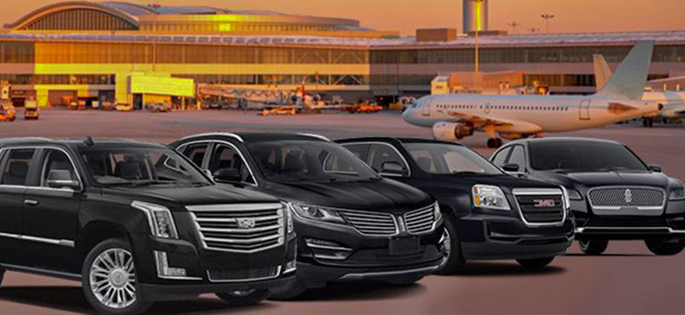 taxis and limos at airport