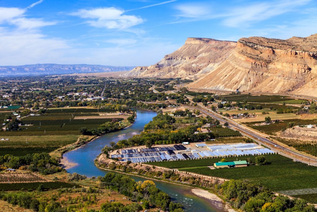 Grand Junction Online, downtown grand junction, Ariel view of surrounding area