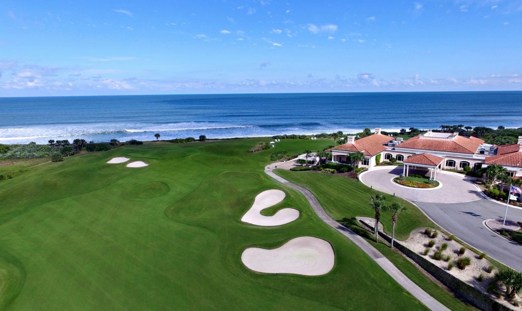 Palm Coast Online, hammock dunes golf club ocean course clubhouse and ocean view