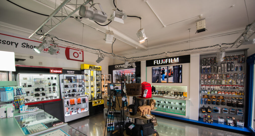 camera shops online, inside a camera shop