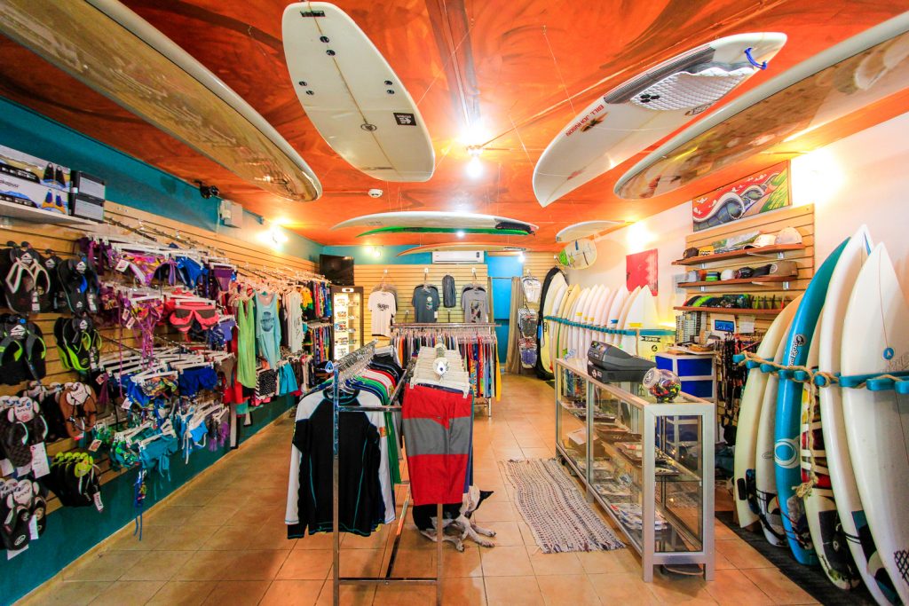 inside Surf shop