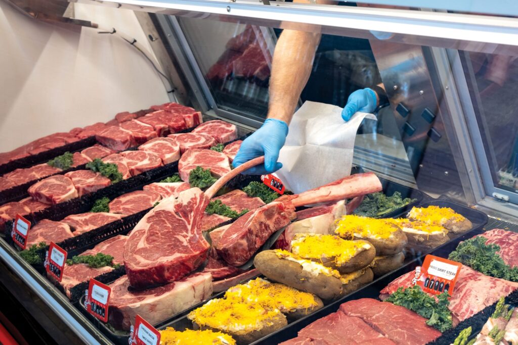 Butcher Shops Online, INSIDE butcher shop getting meat