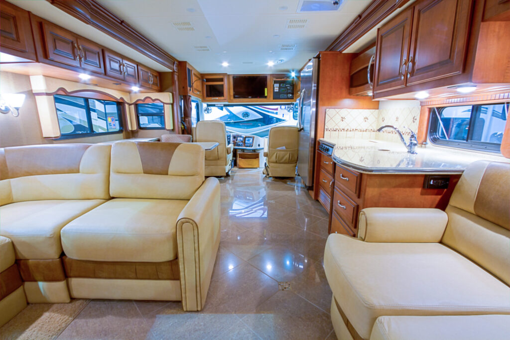 Clean Used Rvs.inside a clean rv