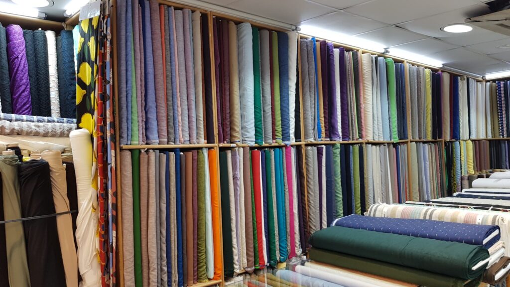 Fabric shops online, inside fabric shop