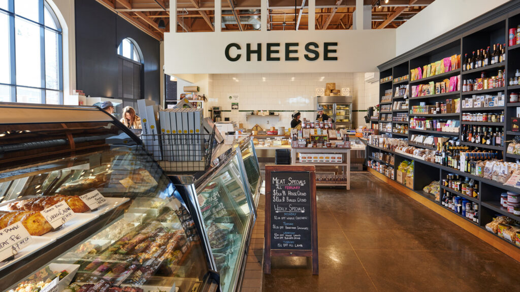 cheese Shops Online, inside chess shop with many different types of cheese
