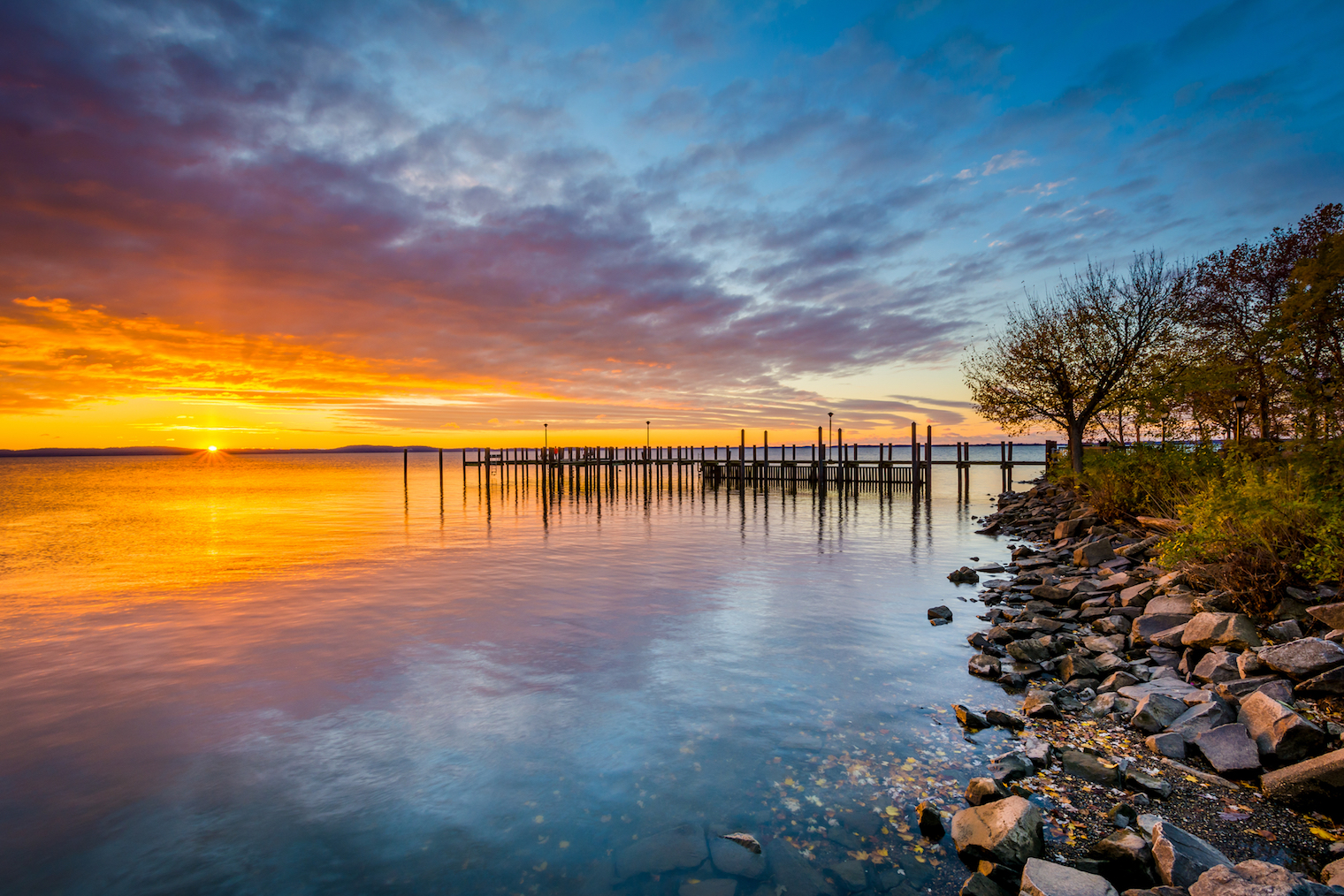 Chesapeake Bay Online, sunset on Chesapeake Bay